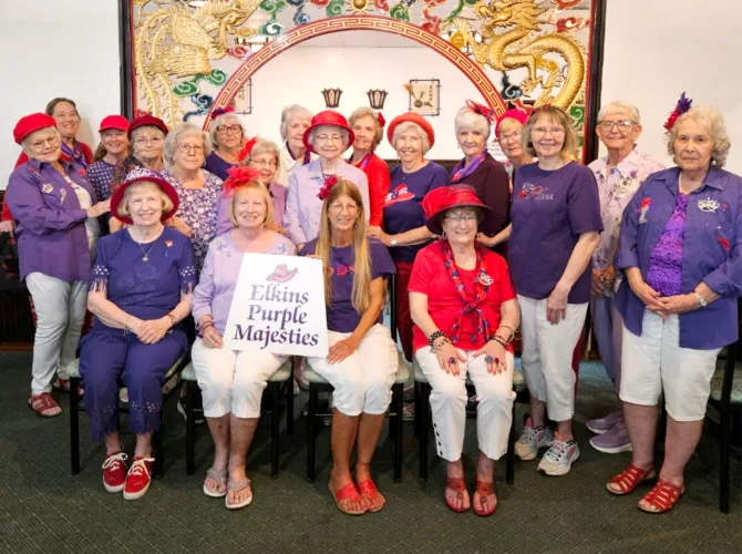 Purple Majesties gather for August